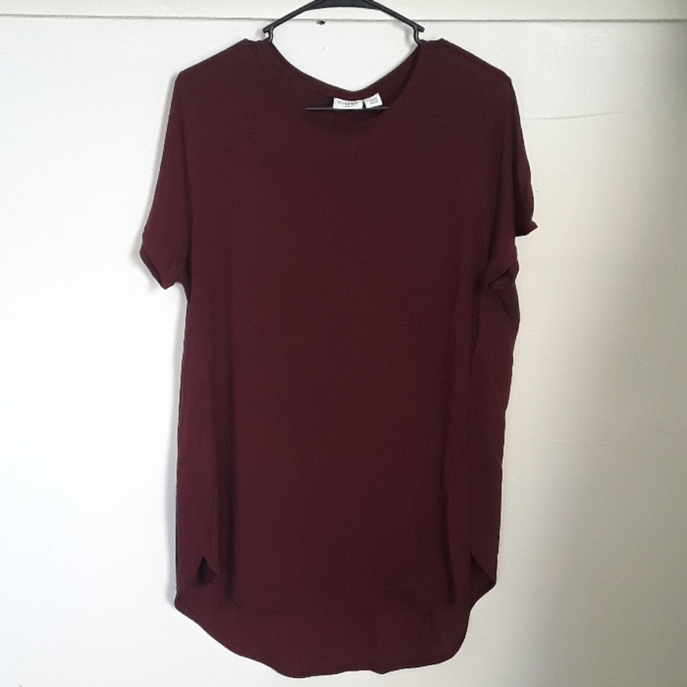 Cato burgundy top